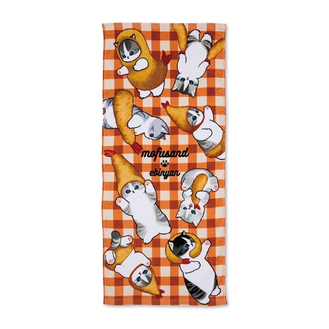 フェイスタオル（同柄2枚組・mofusand）