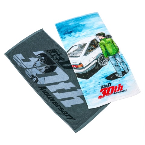 フェイスタオル（2枚組・頭文字D）