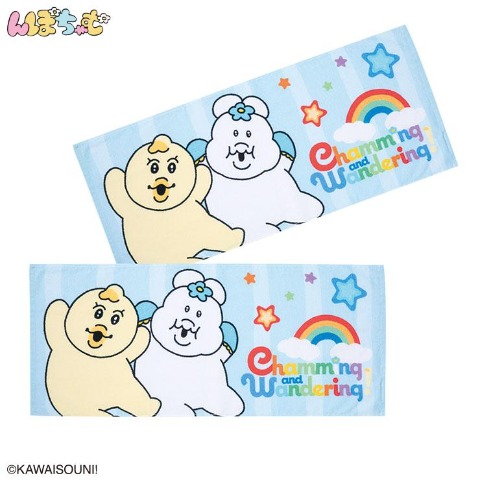 フェイスタオル（同柄2枚組・んぽちゃむ）