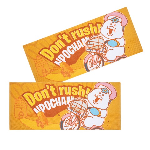 フェイスタオル（同柄2枚組・んぽちゃむ）