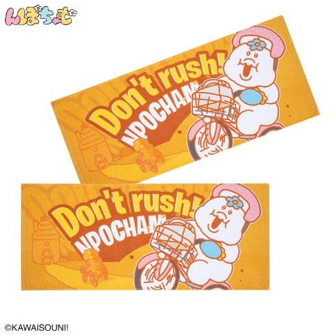 フェイスタオル（同柄2枚組・んぽちゃむ）