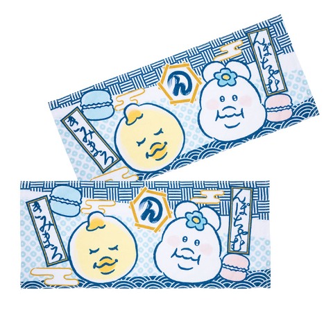 フェイスタオル（同柄2枚組・んぽちゃむ）