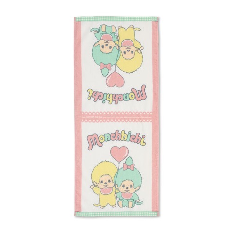 フェイスタオル（同柄2枚組・モンチッチ）