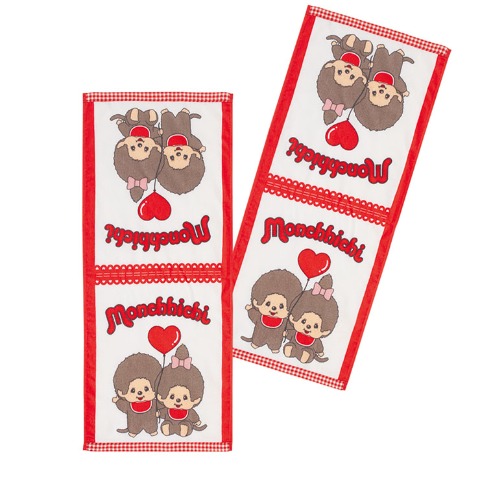 フェイスタオル（同柄2枚組・モンチッチ）