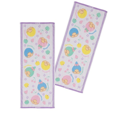 フェイスタオル（同柄2枚組・モンチッチ）