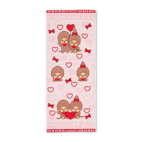 フェイスタオル（同柄2枚組・モンチッチ）