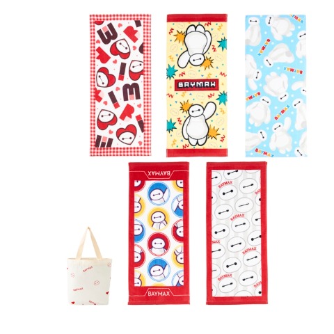 フェイスタオル（5枚組・ベイマックス）