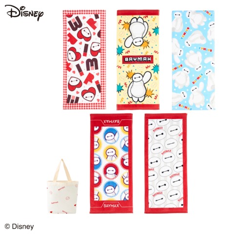 フェイスタオル（5枚組・ベイマックス）