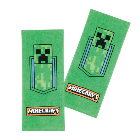 フェイスタオル（同柄2枚組･マインクラフト）