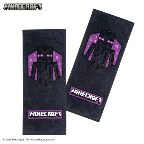 フェイスタオル（同柄2枚組･マインクラフト）