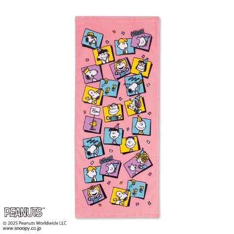 フェイスタオル（2枚組・PEANUTS）