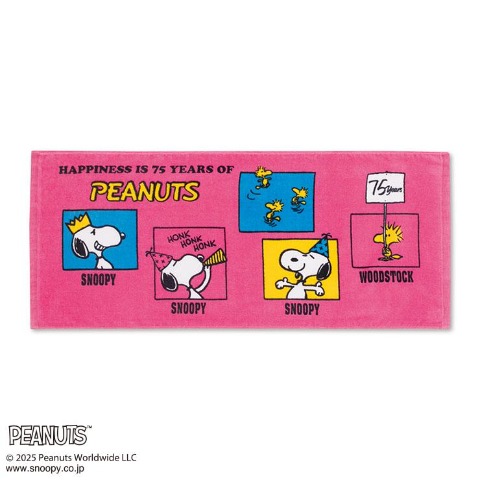 フェイスタオル（2枚組・PEANUTS）