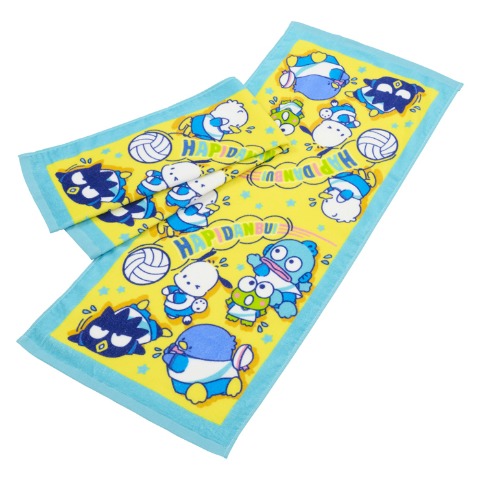 フェイスタオル（同柄2枚組・はぴだんぶい）