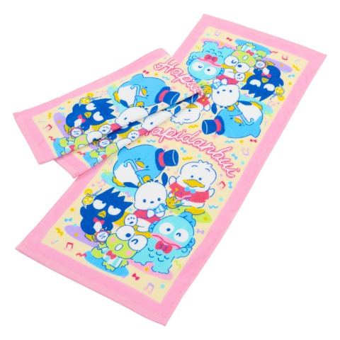 フェイスタオル（同柄2枚組・はぴだんぶい）