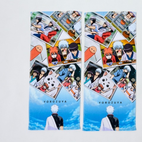 フェイスタオル（同柄2枚組・銀魂）