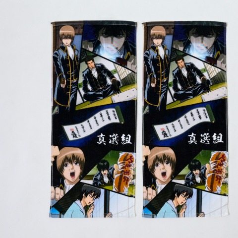 フェイスタオル（同柄2枚組・銀魂）
