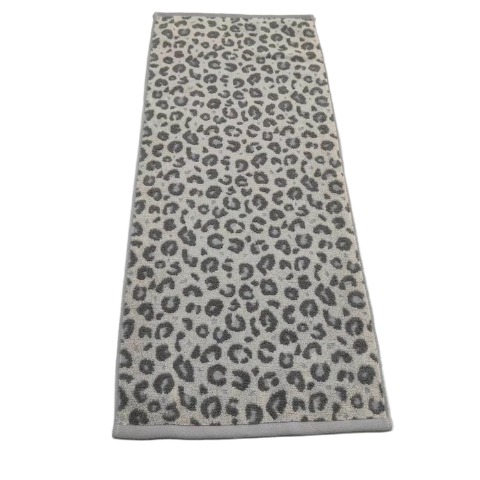 2枚組フェイスタオル（4つのこだわり・ヒョウ柄）