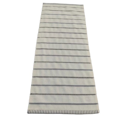 2枚組フェイスタオル（4つのこだわり・ボーダー）