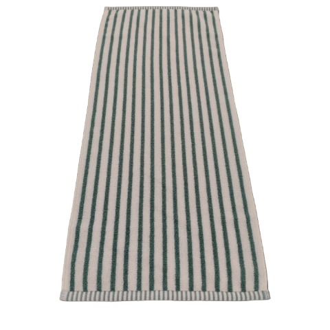 2枚組フェイスタオル（4つのこだわり・細ストライプ）