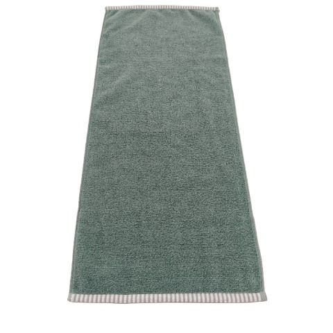 2枚組フェイスタオル（4つのこだわり・細ストライプ）