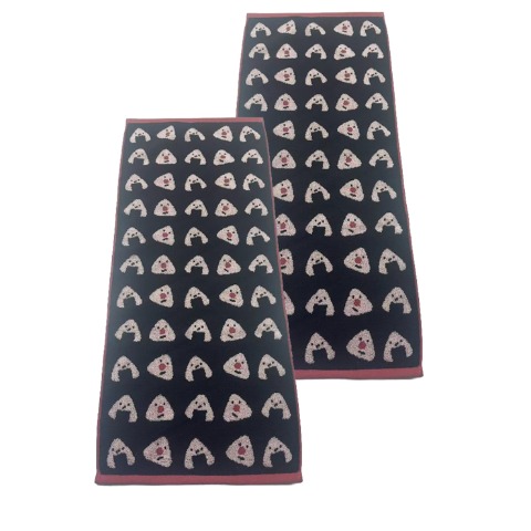 2枚組フェイスタオル（4つのこだわり・おにぎり）