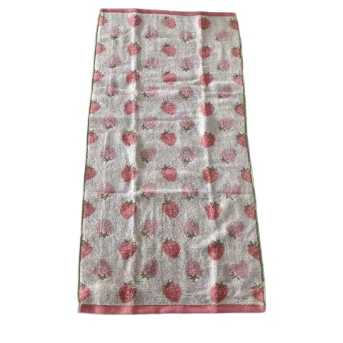 2枚組フェイスタオル（4つのこだわり・いちご）