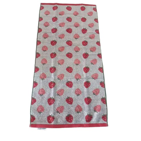 2枚組フェイスタオル（4つのこだわり・いちご）