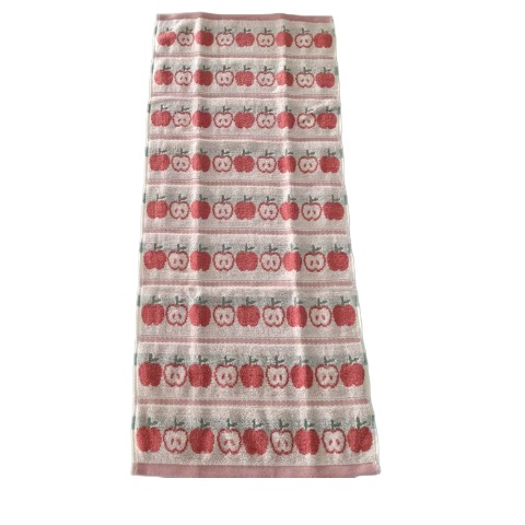 2枚組フェイスタオル（4つのこだわり・りんご）