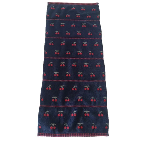 2枚組フェイスタオル（4つのこだわり・さくらんぼ）