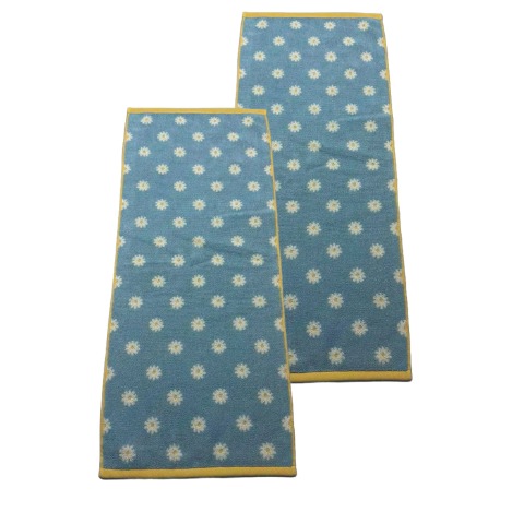 2枚組フェイスタオル（4つのこだわり・小花）