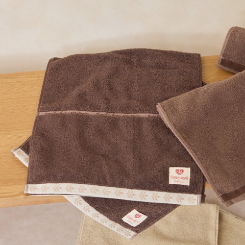 フェイスタオル（同柄2枚組・yumi）