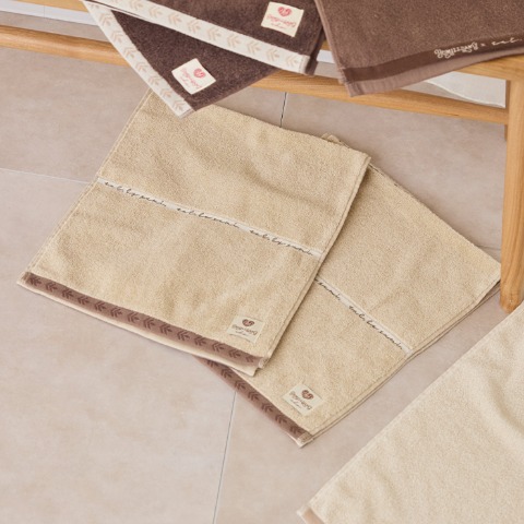 フェイスタオル（同柄2枚組・yumi）