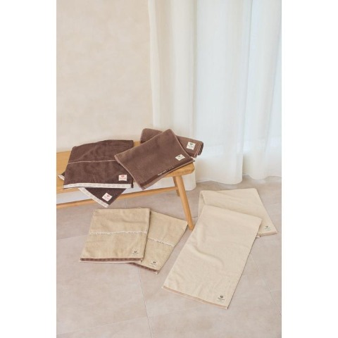 フェイスタオル（同柄2枚組・yumi）