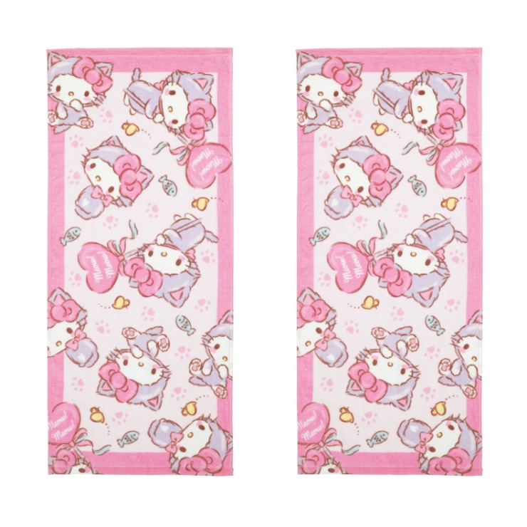 フェイスタオル（同柄2枚組・ハローキティ） | しまむら | しまむらパーク