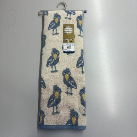 バスタオル（4つのこだわり・ハシビロコウ）