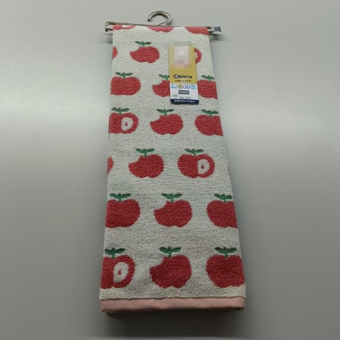 バスタオル（4つのこだわり・りんご）