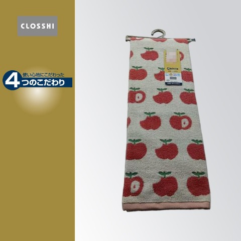 バスタオル（4つのこだわり・りんご）