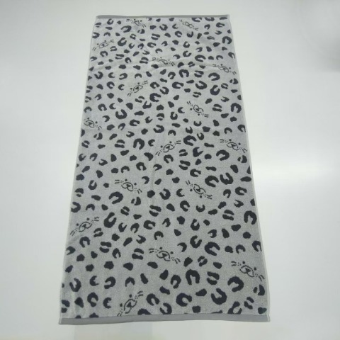 バスタオル（4つのこだわり・ヒョウ柄＆フェイス）