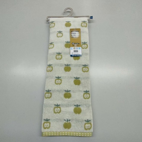 バスタオル（4つのこだわり・青りんご）
