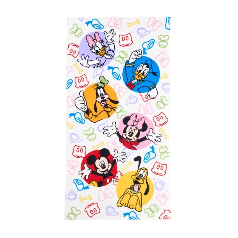 バスタオル（5枚組・ミッキー＆フレンズ）