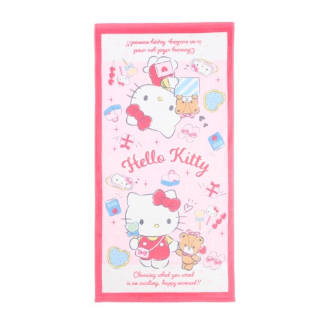 バスタオル（5枚組・ハローキティ）