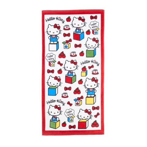バスタオル（5枚組・ハローキティ）