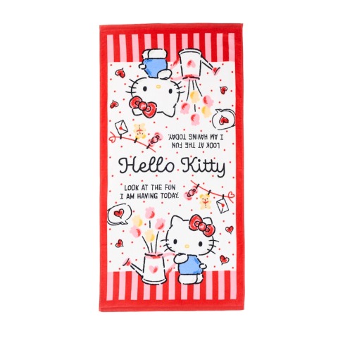 バスタオル（5枚組・ハローキティ）