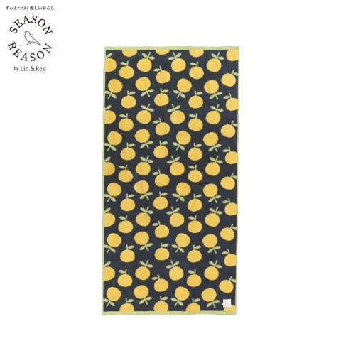 バスタオル（SEASON REASON) みかん柄