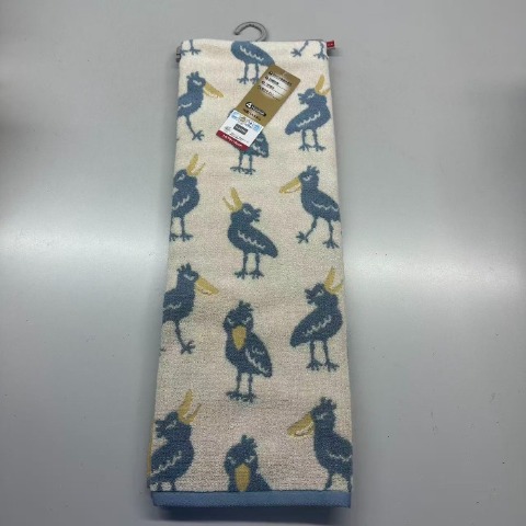 バスタオル 大判（4つのこだわり・ハシビロコウ）