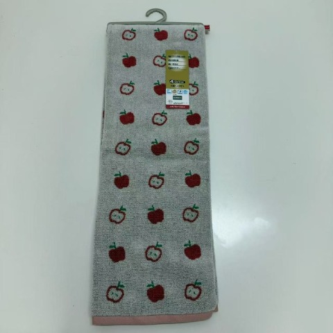 バスタオル 大判（4つのこだわり・りんご）