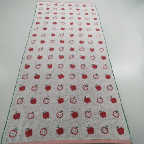 バスタオル 大判（4つのこだわり・りんご）