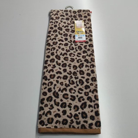 バスタオル 大判（4つのこだわり・ヒョウ柄）