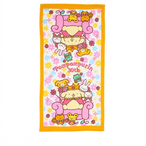 バスタオル（ポムポムプリン）