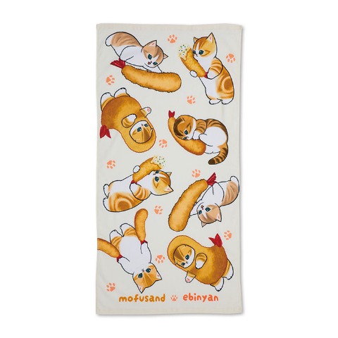 バスタオル（mofusand）